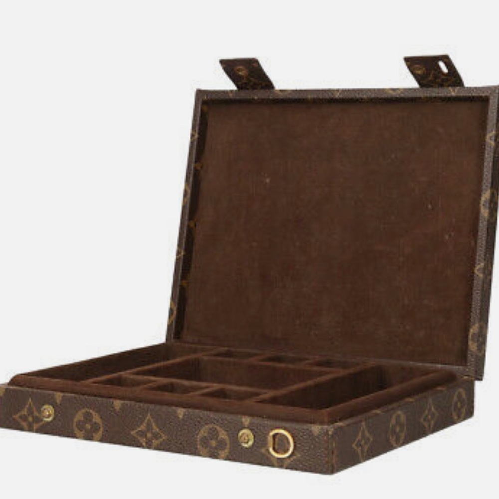 Louis Vuitton Vintage Boite Bijoux Monogram Jewelry Holder Trunk